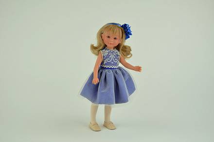 Кукла Селия в синем платье, 30 см. 
